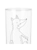 Mr. & Mrs. Panda Wasserglas Fuchs Laterne ohne Spruch in Transparent