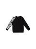 Denokids Sweatshirt Zebra Ruffled in schwarz
