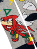 Sonic 3er Pack Sonic The Hedgehog Socken Söckchen Strümpfe in Mehrfarbig