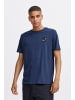 BLEND T-Shirt BHTee 20717330 Lässiges T-shirt mit Stickerei in Blau