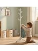 relaxdays Garderobenständer in Weiß - (B)50 x (H)175 x (T)50 cm
