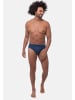 Ammann Slip / Unterhose Jeans Feinripp in Blau