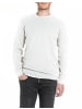 Replay Langarmshirt JERSEY LONGSLEEVE in Weiß