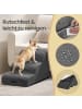 Feandrea Haustiertreppe Baddi in Schiefergrau - (B)57 x (H)40 x (T)40 cm