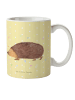 Mr. & Mrs. Panda Kindertasse Igel Herzen ohne Spruch in Gelb Pastell