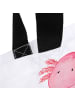Mr. & Mrs. Panda Shopper Axolotl Niedlich ohne Spruch in Weiß