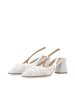 Bianco Slingbacks in WhiteLace