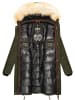 Navahoo Wintermantel Halina in Olive
