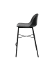 ebuy24 Barhocker Whistler Schwarz 48 x 53 cm