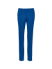 GOLDNER Moderne Hose LOUISA mit streckenden Biesen in königsblau
