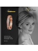 GoldDream 333 Rosegold - 8 Karat Damen Ringe 2-reihig Zirkonia Fingerring  58 (18,5)