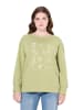 Ulla Popken Sweatshirt in seaweed