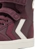 Hummel Kinder Sportschuh "Slimmer Stadil Leather High Jr" in Lila