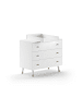 58 aufm Kessel BABYZIMMER Set Kamillah 2 aus MDF in Satin Weiß