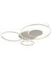 Globo lighting Deckenleuchte "JOHNSON" in silver