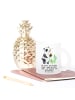 Mr. & Mrs. Panda Teetasse Panda Geocaching mit Spruch in Transparent