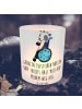 Mr. & Mrs. Panda Windlicht Panda Rollstuhl mit Spruch in Transparent