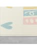 KADIMA DESIGN Kinderteppich Regenbogen Kinderzimmer in Creme