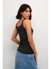 Kaffe Jerseytop KAcecilia Slim fit in Silver Glitter Knit