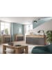 xonox.home Kommode  (B/H/T: 80x87x40 cm) in Nox Oak Nachbildung und Basalt grau