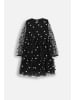 Coccodrillo Tüllkleid in schwarz