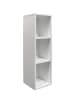 58 aufm Kessel REGAL Edana 25 x 25 x 89 Unterbauregal Weiß Matt