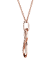 Elli Halskette 925 Sterling Silber Infinity in Rosegold