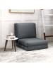 HOMCOM Bodensofa-75L x 268B x 18H cm-Dunkelgrau