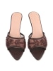 Ital-Design High-Heel Sandalette in Braun