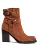 Montevita Boots ette mit Absatz, Stadt in Braun