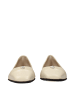 Jimmy Choo Beige Leder Ballerina Flache Schuhe
