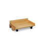 relaxdays Bettablage in Natur - (B)36 x (H)11,5 x (T)24,5 cm
