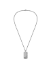 True Rebels Kette aus Edelstahl in gunmetal
