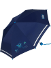 Scout Kinder-Taschenschirm Regenschirm mit reflektierenden Streifen Nebula blau