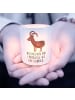 Mr. & Mrs. Panda Glas Windlicht Sternzeichen Steinbock mit Spruch in Transparent