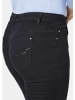 GOLDNER Jeanshose Lange Freizeithose BELLA mit Formbund in schwarz