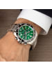 Festina Herren-Chronograph Stahl/Grün mit Saphirglas