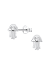 Alexander York Kinderohrstecker QUALLE aus 925 Sterling Silber, 2-tlg. in silver