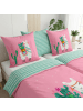 Good Morning Renforcé Kinder Bettwäsche - Lama - pink in rosa