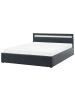 Beliani Doppelbett ARMELLE in Schwarz - (W) 188 x (H) 83 x (L) 216 cm