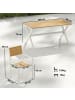Outsunny Outdoor Essgruppe,160L x 86B x 72H cm,Teak