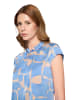 BETTY & CO Bluse in blau beige