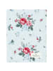 Greengate Geschirrtuch ERICA PALE BLUE Blau mit Blumen