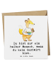 Mr. & Mrs. Panda Deluxe Karte Gastwirt Herz mit Spruch in Weiß