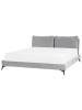 Beliani Doppelbett MELLE in Grau/Schwarz - (W) 196 x (H) 98 x (L) 233 cm