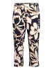 Betty Barclay Schlupfhose mit Bundfalten in Dark Blue/Brown
