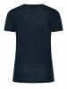 Tommy Hilfiger V-Kragen T-Shirt für Damen in blau