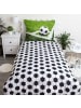 JERRY FABRICS Bettwäsche Fußball 140 x 200 + 70 x 90 cm 100% Baumwolle Unisex Sport