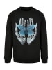 F4NT4STIC Sweatshirt Skelett Hände Schmetterling in schwarz