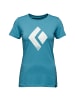 Black Diamond W CHALKED UP TEE in Blau